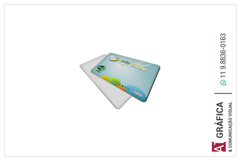 Cartão Fidelidade Cartao Fidelidade Plastico Compacto   50g 9.1x5.9 4x4 250 Un